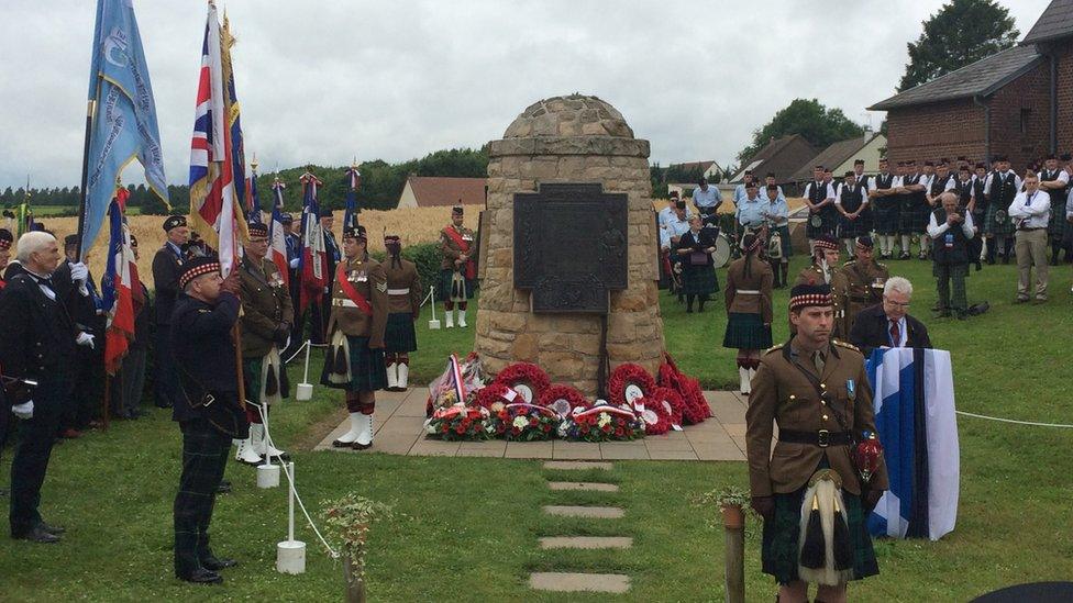 Wreaths at Contalmaison