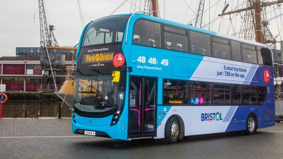 Bus in Bristol