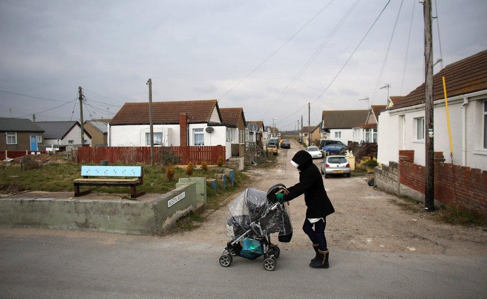 woman with push-chair