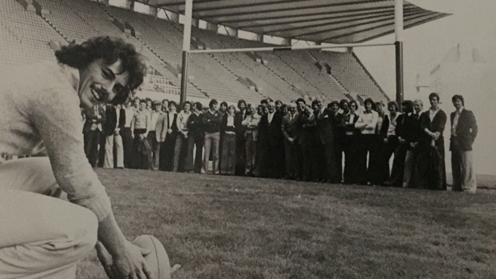 David Burgess at Cardiff Arms Park