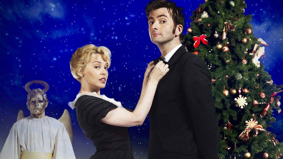 Kylie Minogue and David Tennant.