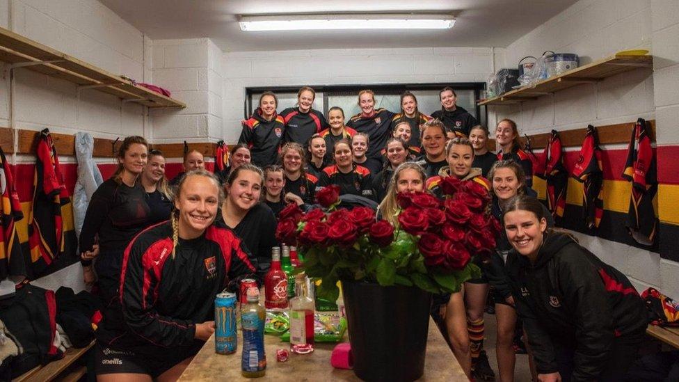 Wiveliscombe RFC ladies team