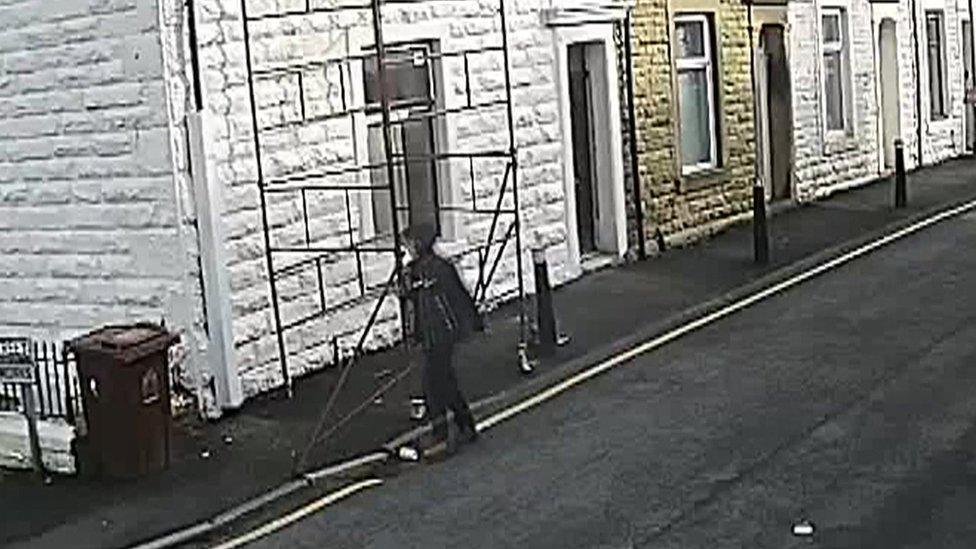 Man identified as a burglar by Sarah Goode from CCTV