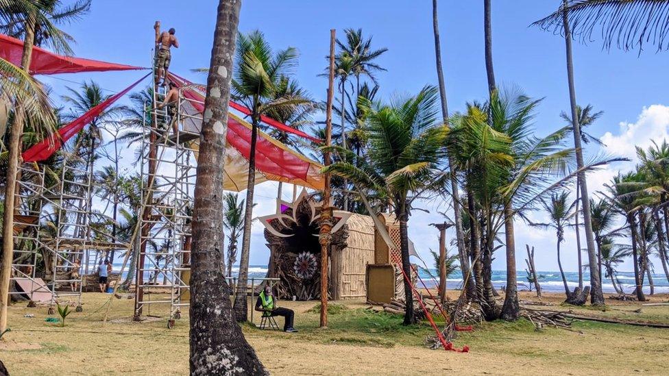 Festival site in Panama