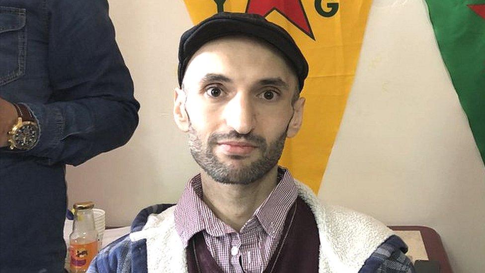 Imam Sis in Kurdish community centre in Newport