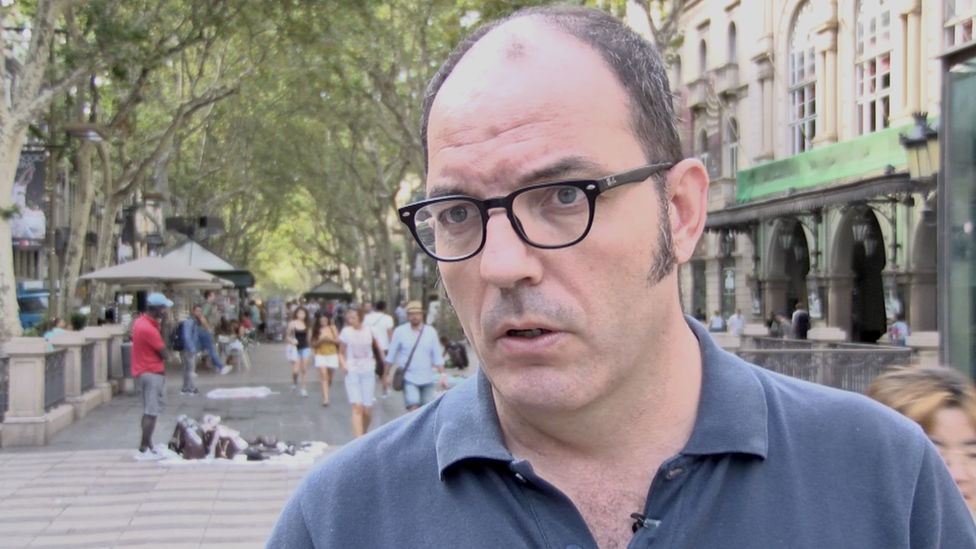 Firmin Villar, president of the Friends of La Rambla Association