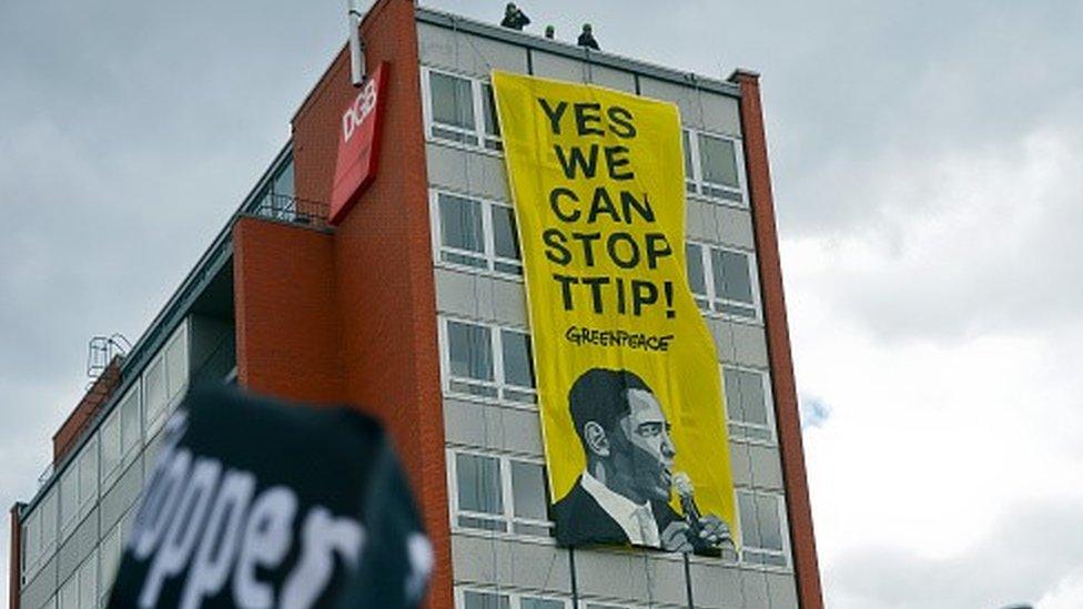 Protests against TTIP in Germany