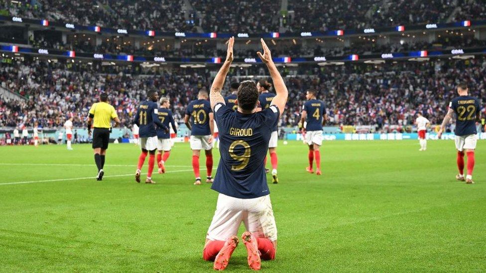 France celebrating win