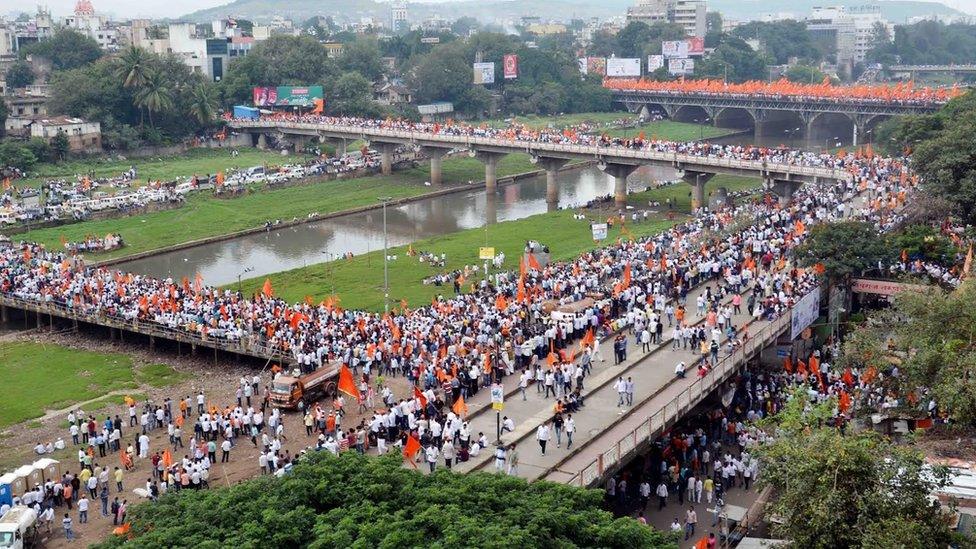 Maratha march in Pune