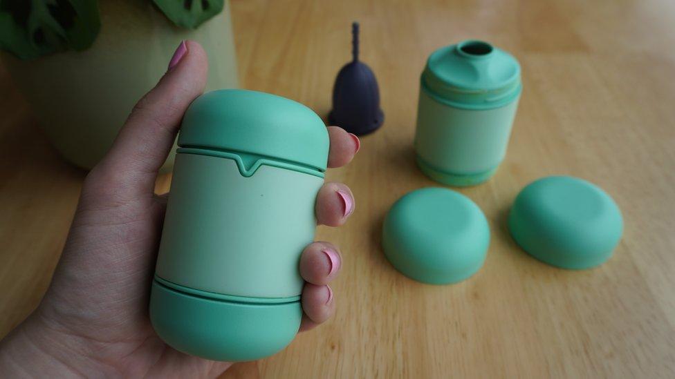 Eleria's Menstrual Cup Portable Cleaning and Sterilising Case