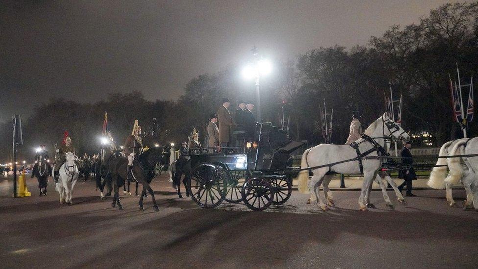 The streets of central London were a lot quieter at night than during the day