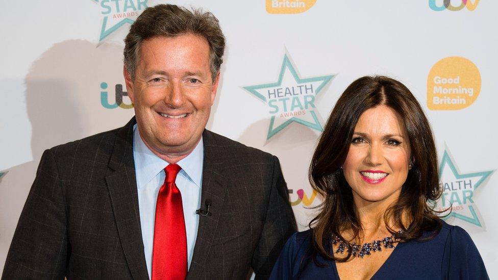 Piers Morgan and Susanna Reid