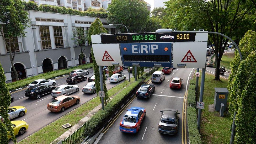 Traffic in Singapore