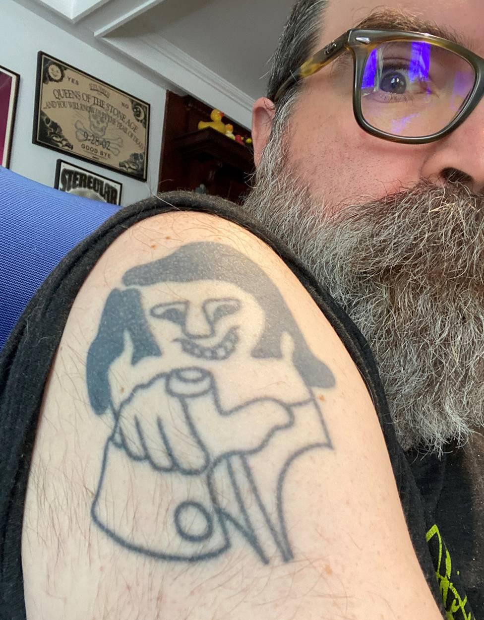 Bryan Robison's Stereolab tattoo