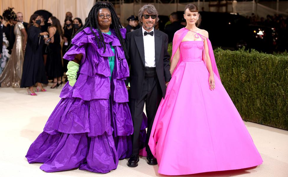 Whoopi Goldberg, creative director for Valentino-Pierpaolo Piccioli and Carey Mulligan