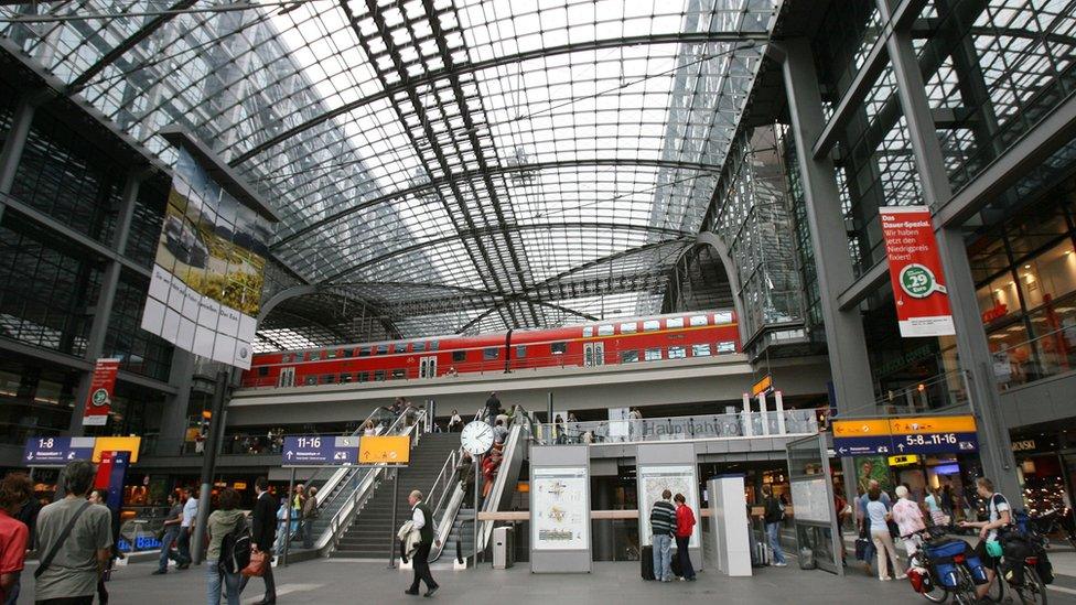 File image of Berlin's Hauptbahnhof