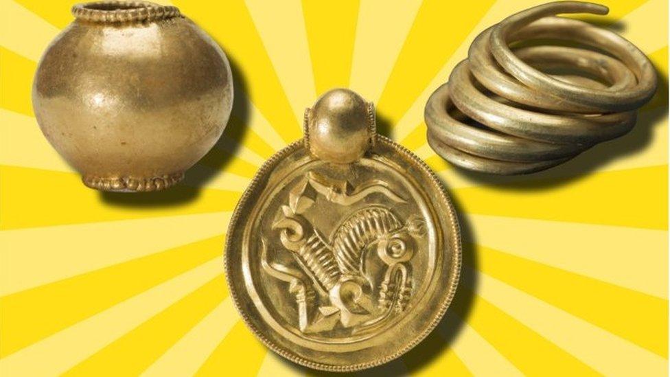 Gold treasures discovered