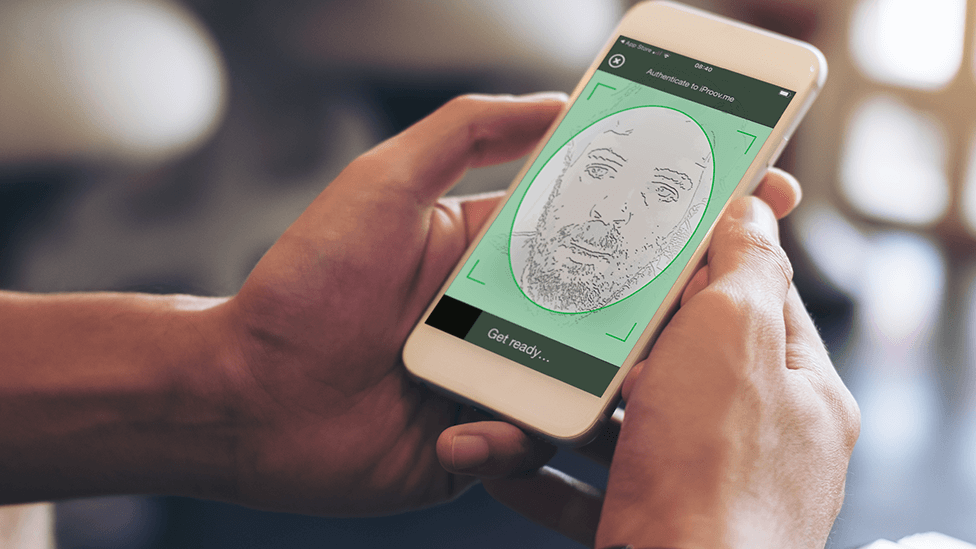 iProov system on a phone