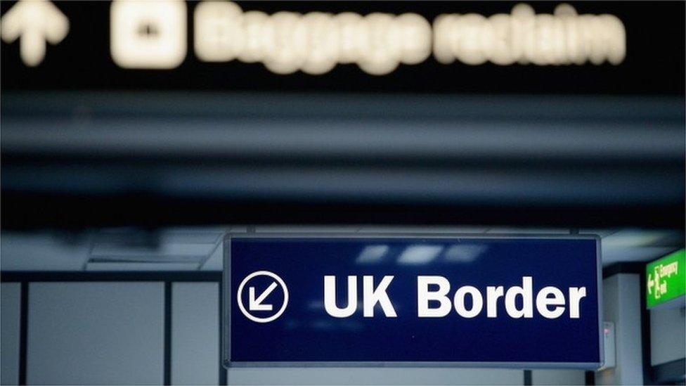 UK border, Edinburgh