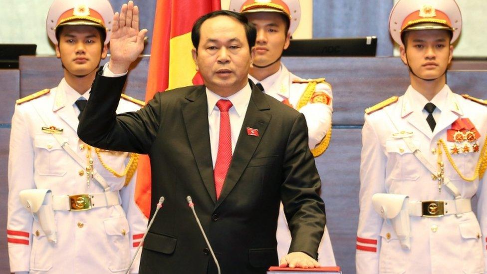 Tran Dai Quang is sworn in, 2 Apr