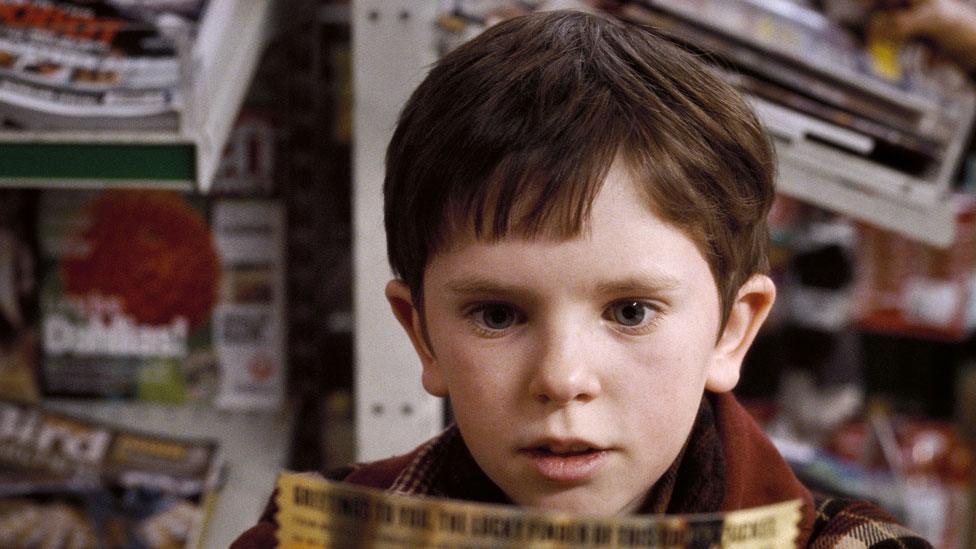 Freddie Highmore in Charlie and the Chocolate Factory