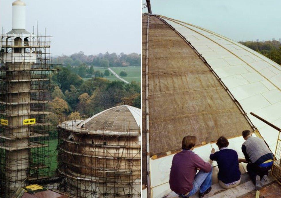 Long views of the mosque