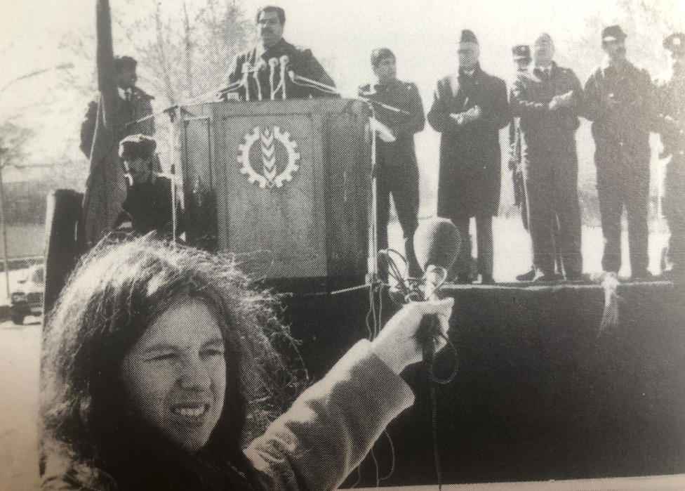 Lyse Doucet records President Najibullah in 1989