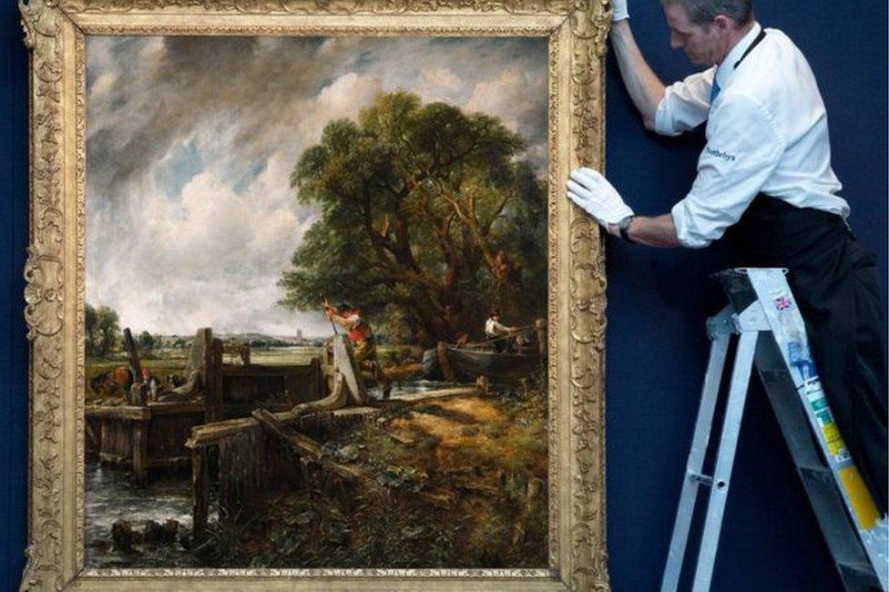 John Constable's "The Lock"