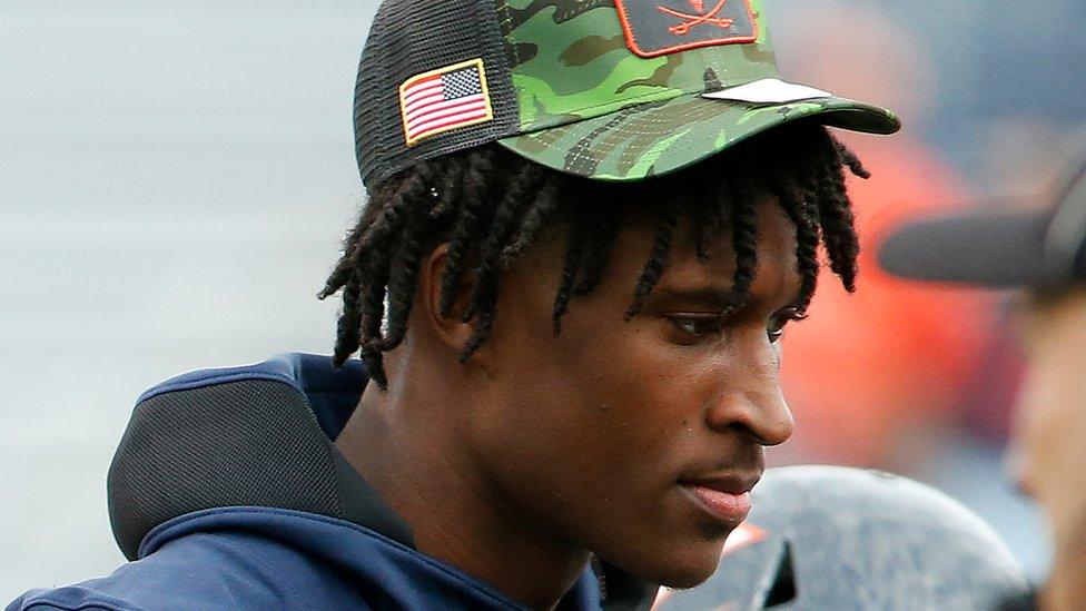 University of Virginia's NCAA football team Virginia Cavaliers wide receiver Lavel Davis Jr.