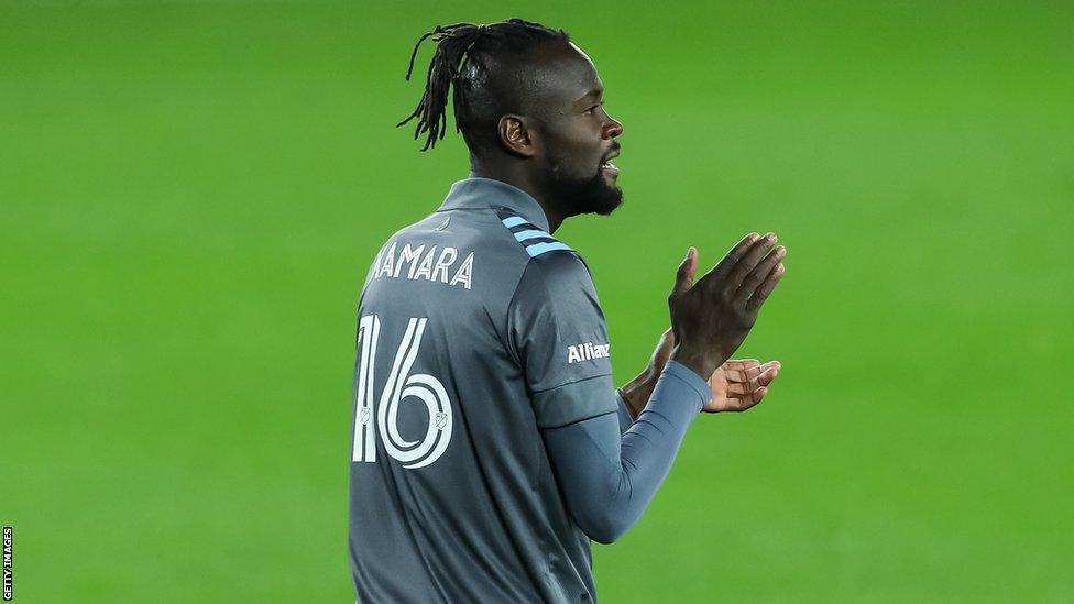 Sierra Leone and Minnesota United's Kei Kamara