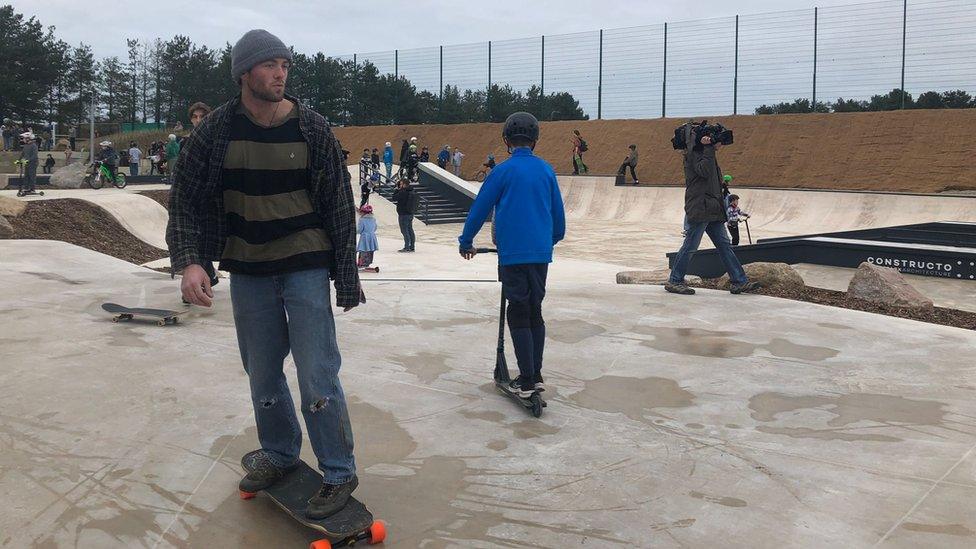 Les Quennevais skate park, Jersey