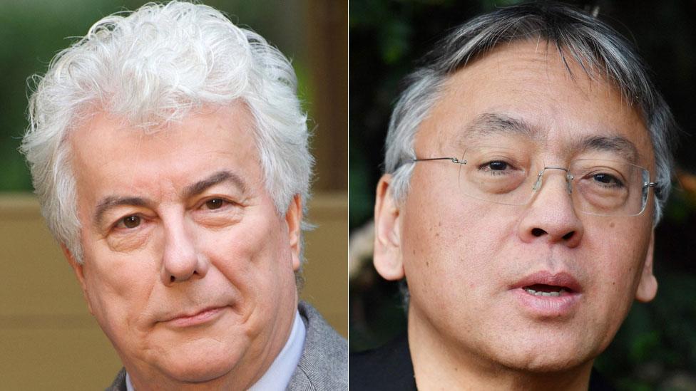 Ken Follett and Kazuo Ishiguro