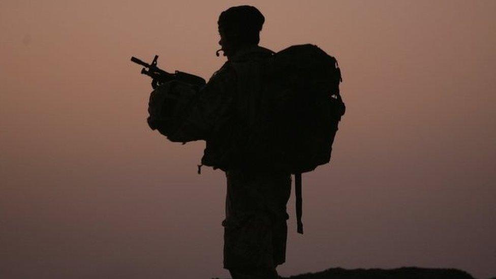 Soldier in Basra, Iraq