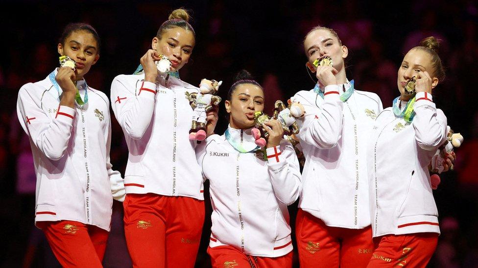 England's gymnasts