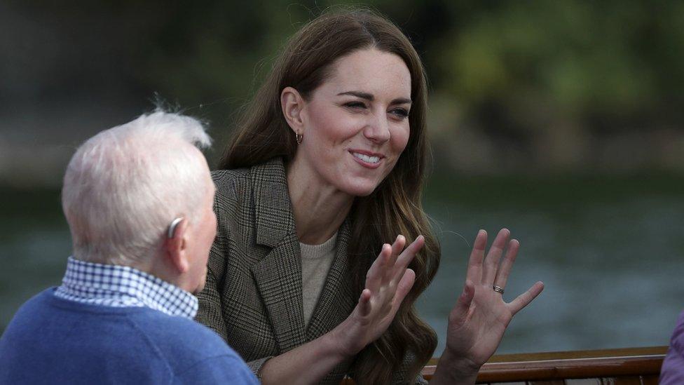 Duchess of Cambridge on Windermere