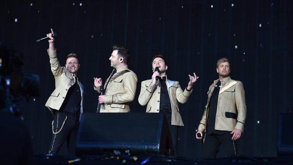 Westlife live in Hyde Park