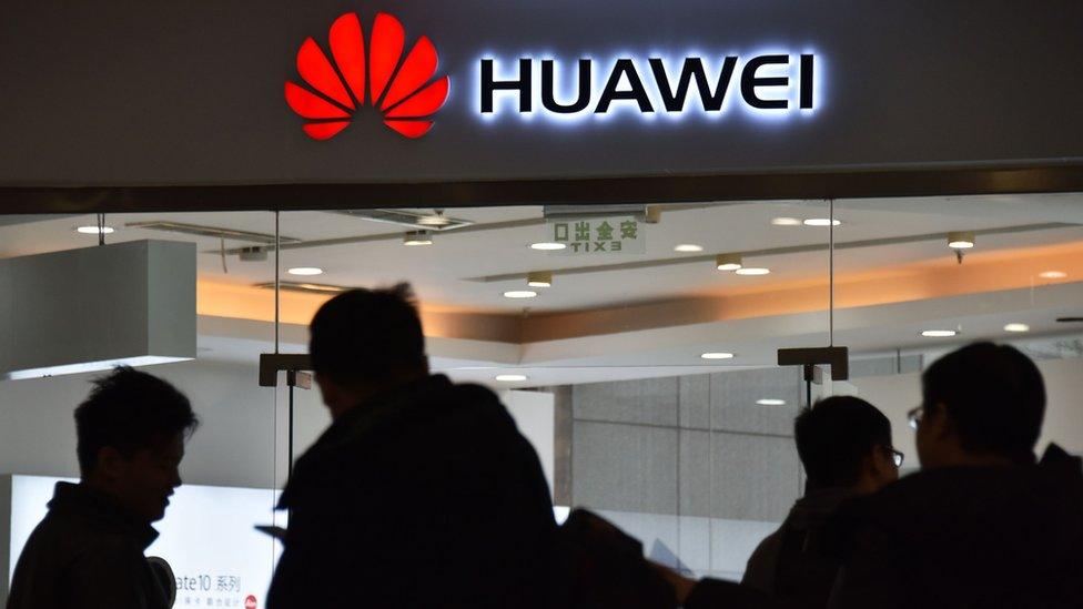 Huawei sign