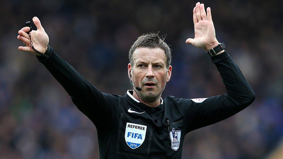 Referee Mark Clattenburg