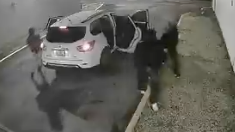 Three gunmen on CCTV