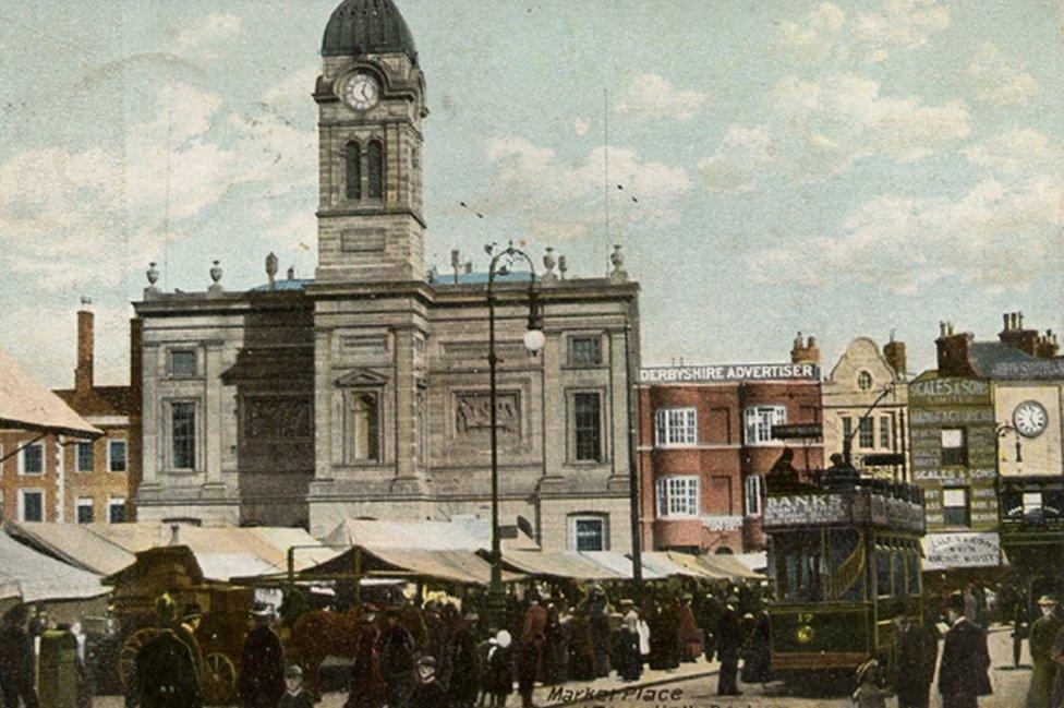 Outside Derby Market Hall