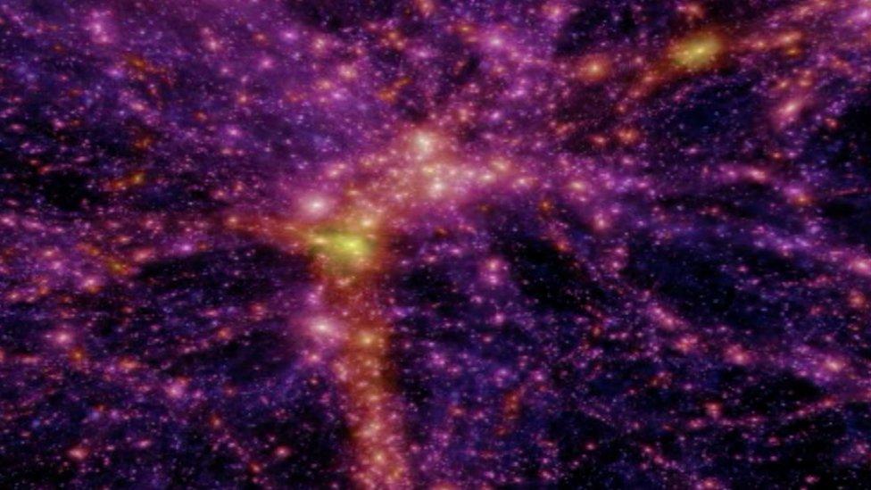 Dark Matter simulation.