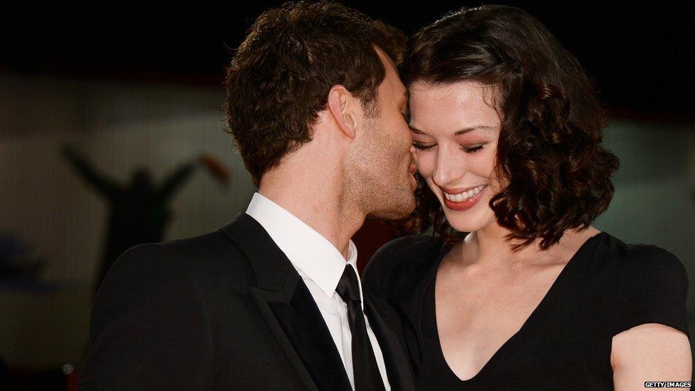 James Deen and his girlfriend Stoya