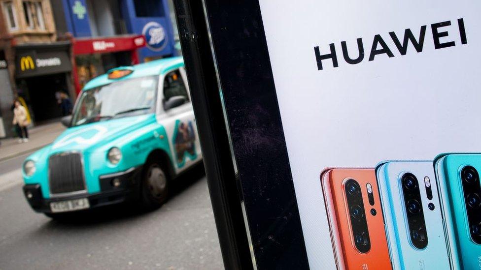 Huawei ad in London