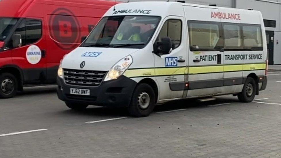 North East Ambulance Service vehicle