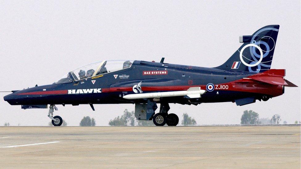 A Hawk jet