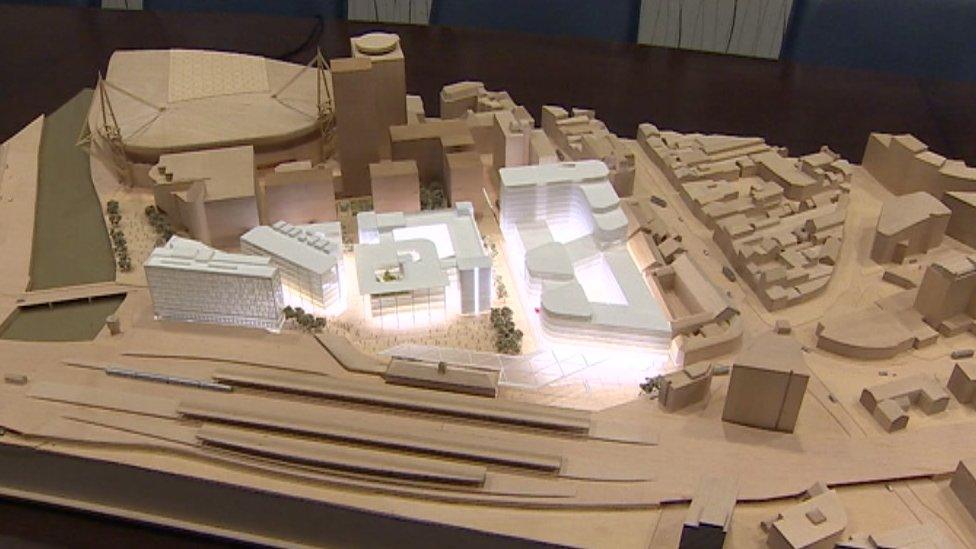 Model of the new development