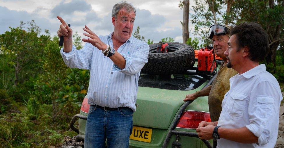 Jeremy Clarkson, James May and Richard Hammond