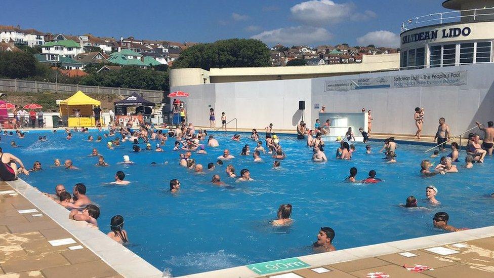 Saltdean Lido - opening day