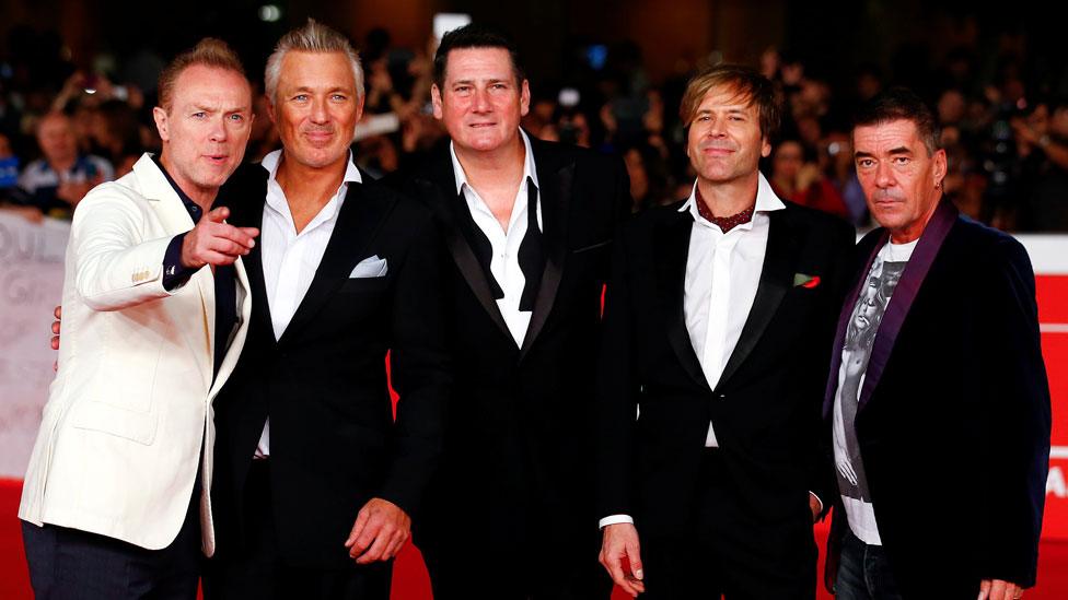 Gary Kemp, Martin Kemp, Tony Hadley, Steve Norman and John Keeble in 2014