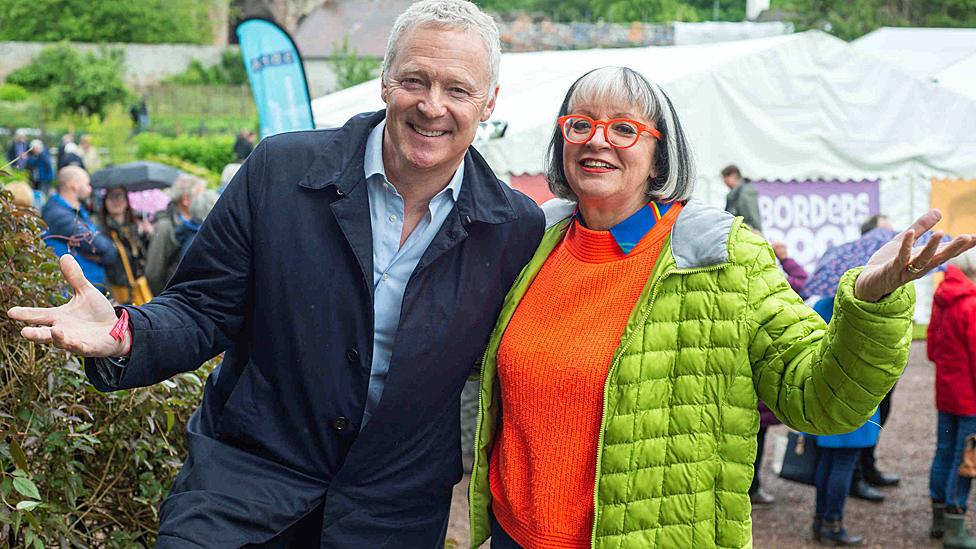 Rory Bremner and Philippa Perry